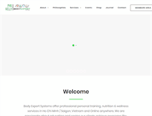 Tablet Screenshot of bodyexpertsystems.com